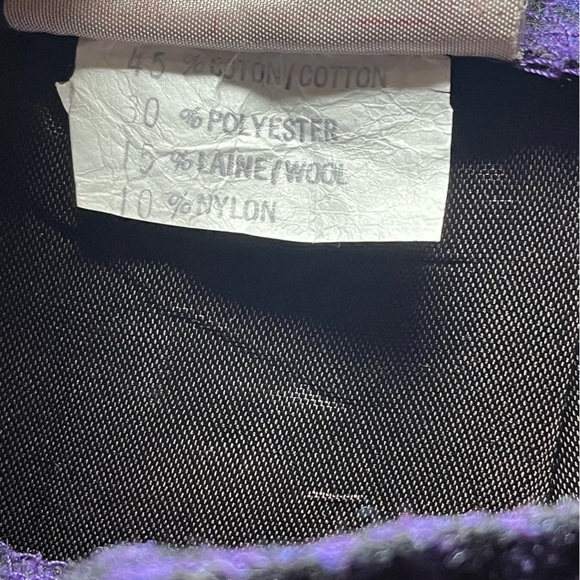 Paradox purple and black Houndstooth Pencil wool Skirt - Picture 5 of 5